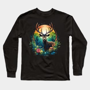 Deer Earth Day Long Sleeve T-Shirt